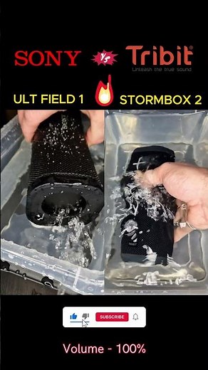 Sony ULT Field vs Tribit Stormbox Water Test Will SHOCK You!