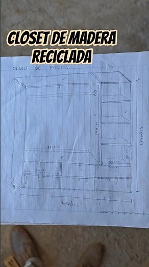 Closet de madera Reciclada♻️🔥#carpinteria #elcarpinperez #woodworking #diy #muebles #palets