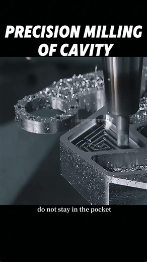 5-axis CNC pocket milling, chips under control? ⚙️