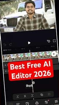 AI Se Video Editing Itni Easy? 🤯 Best +Free AI Video Editor 2026 || #shorts #videoediting #editing