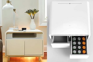 Sobro Smart Side Table, une mini table d'appoint intelligente avec frigo intégré