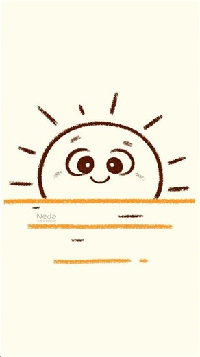 How To Draw A Cute Sun - Easy Cute Step by Step Drawing Tutorial #chibi #sunset #kawaiidrawingideas