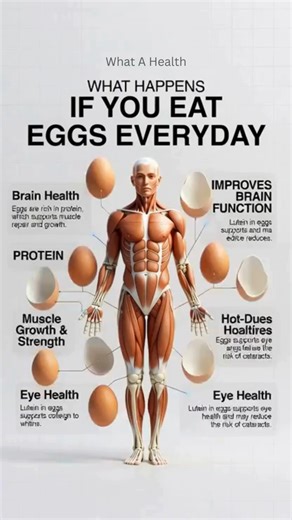What Happens If You Eat Eggs Every Day | Egg Benefits for Brain, Muscle & Eye Health