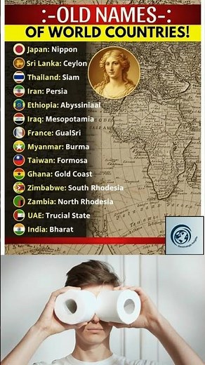 Old Names of Countries | Historical Country Names You Didn’t Know | World Geography Facts