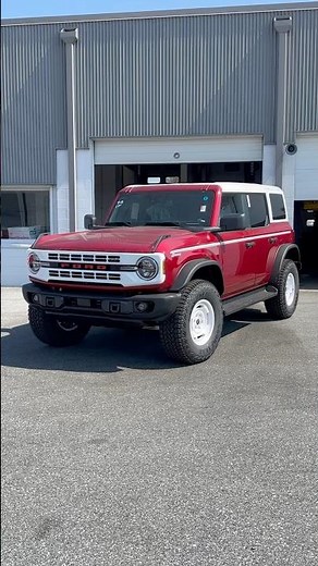 Ruby Red 2025 Ford Bronco Heritage