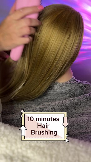 Enjoy! 10 minutes Hair Brushing, No talking, Relaxing Moments #asmr #hairbrushing #relaxationvideos #hairplayasmr