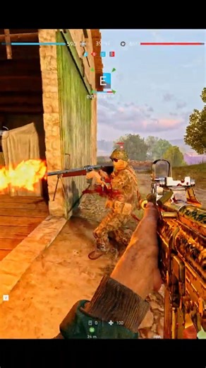 BF5 Barnhouse Quick Kill 💥 #BF5 #BattlefieldV #STG44 #CloseCombat #Shorts #FPS