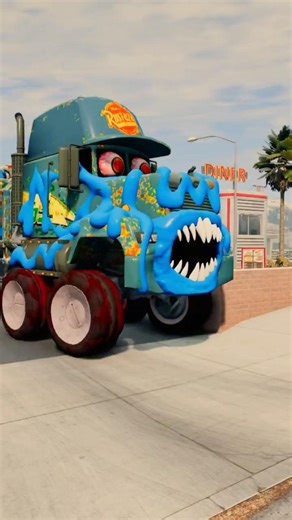 POLICE MCQUEEN SAVED CRAZY MCQUEEN FROM ZOMBIE MATER 😱🚓