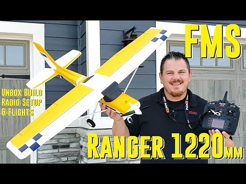 FMS - Ranger PNP - 1220mm - Unbox, Build, Radio Setup, & Flights