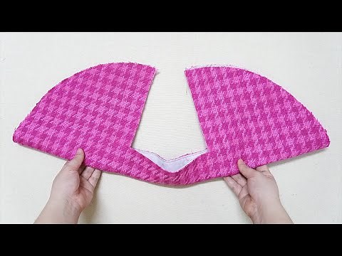Make a "tulip tote bag" with 1 piece 💟 You'll be surprised by the results