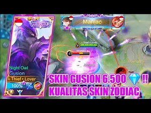 REVIEW SKIN GUSION COLLECTOR PAKAI BUILD TERSAKIT SEASON 19 - MOBILE LEGENDS