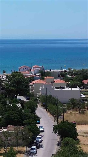 Beautiful aerial footage of Komi Beach and villages