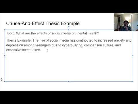 AP Seminar IWA: Cause and Effect Argument
