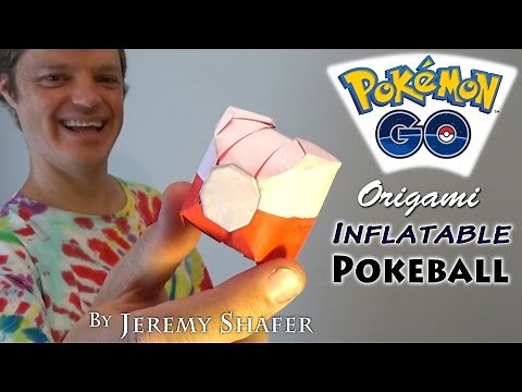Origami Inflatable Pokeball