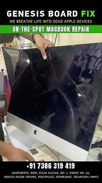 iMac 27” Display Replacement – From broken to brand new! #genesisboardfix #macbookairm4 #iphone