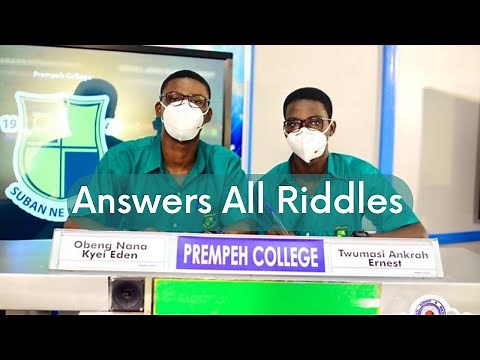 Prempeh College Answers All Riddles || NSMQ