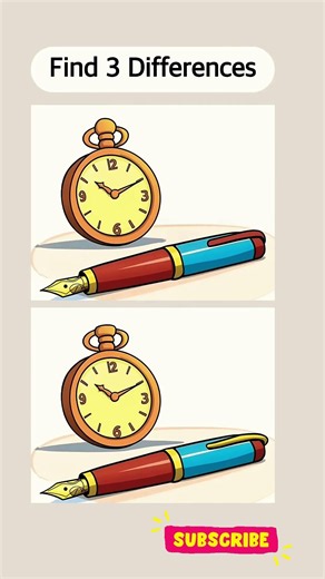 Find 3 differences #findthedifference #test