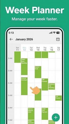 Set Weekly Alerts Easily Reminder App