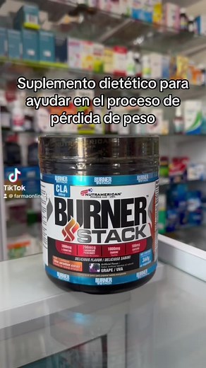 Burner Stack es un suplemento dietético diseñado para ayudar en el proceso de pérdida de peso, debe ir acompañado de un plan nutricional adecuado #burner #burnerstack🔥 #suplementosdeportivos #suplementos #fyp #dietario #parati #quemadordegrasa #quemador #fitness #farmacia #farmaonline #drogueria #reelsfb #reels #Videos #Vidoesfb #video #parati #cdmx #mexico #colombia #Barranquilla #perdidadepeso #metabolismoacelerado | Farmaonline Colombia