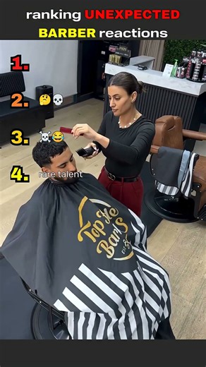 Worst barber pranks 💀😭 #barber #reaction #funnyshorts #viralshorts #fypp #ytshorts