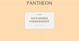 Alexandra Vandernoot Biography | Pantheon