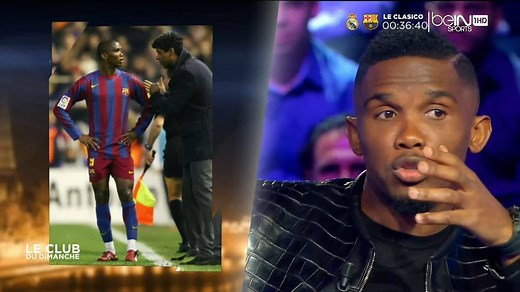 2.7M views · 90K reactions |  [CAMEROUN] SAMUEL ETO'O S'EXPRIME SUR SES DIFFÉRENDS AVEC PEP GUARDIOLA  Durant son passage au FC Barcelone, Samuel Eto'o a eu plusieurs différends avec son coach Pep Guadiola. Il s'explique à travers cette interview et nous donne sa version qui a eu une influence sur sa carrière. | FADSA - Fonds d'Aide au Développement du Sport en Afrique | Facebook