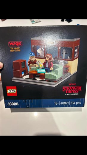 Today Teddy built the stranger things radio station to add to the stranger things collection #lego #legostrangerthings