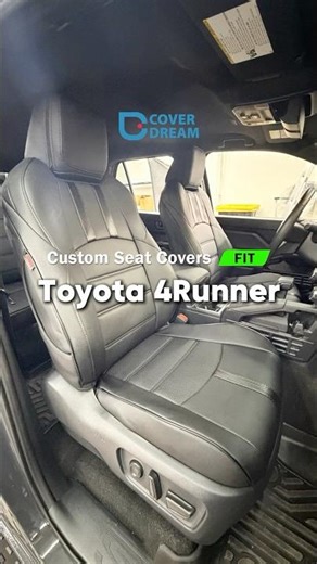 CoverDream Custom Black Seat Cover for Toyota 4 Runner