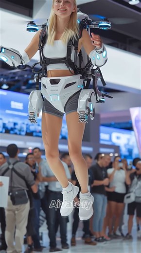 2025 Wearable Drone Suit Jump Test. | Robots Globe