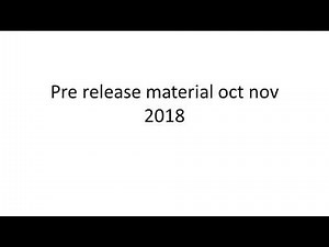 Pre release material computer science 2210 2018 October November