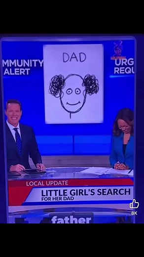 Little Girl Searches for Missing Dad With a Drawing