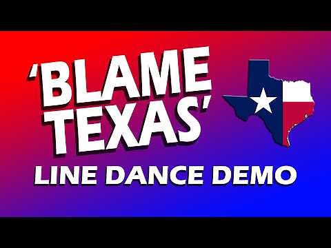 Blame Texas - Line Dance Demo