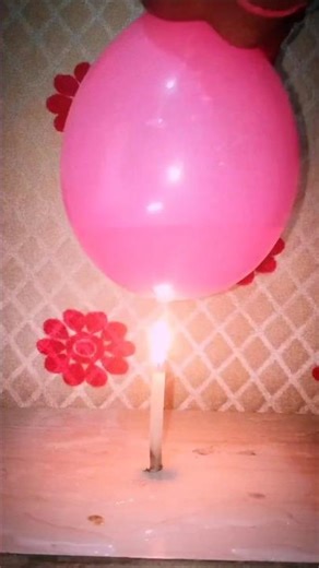 Balloon vs Fire 😱🔥 Science Magic #experiment #sciencemagic #homeexperiments #ballonexperiment