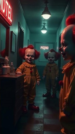 Staying at the Haunted Clown Motel 🤡