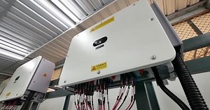 Solar Power Control Room in Modern Factory