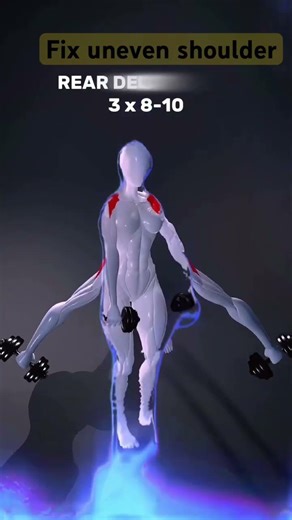 Fix Uneven Shoulders FAST! | Build Perfect Delts 🔥#shortvideo