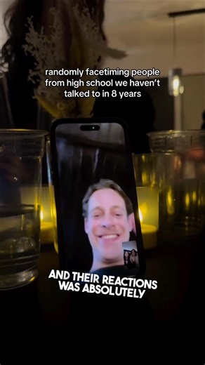 They FaceTimed people from high school after 8 years 😂