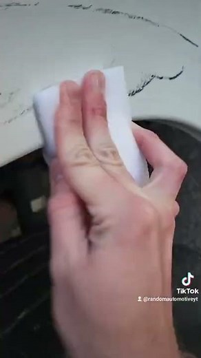 DIY You can remove almost any car scratch with a magic eraser for free!