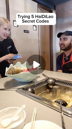 Darius D. Davidson on Instagram: "5 HAIDILAO SECRET CODES ⬇️ Hai Di Lao Hotpot is known for their cheat codes that get you free stuff when you say it to any of the servers (do note that items are limited and may not always be available) Cheat codes used in video: 1️⃣ "I really love your snacks" for free snacks 2️⃣ "I love your soup" for free soup 3️⃣ "Do I like happy?" for free chopsticks 4️⃣ "I'm a little fairy" for free magical wand 5️⃣ "It's my birthday" for birthday celebration ___ #darieats
