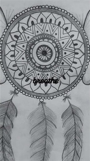 Dream Catcher Sketch Drawing #dreamcatcher #sketch #viral