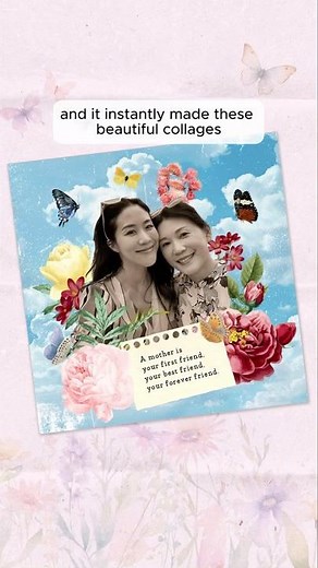 how to create aesthetic Mother’s Day collages for Mom 💝