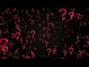 Flying Question Marks - 100% Free Stock Footage