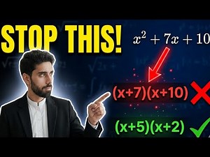 Factorization Trick You Must Know! (Product First & Last Rule)