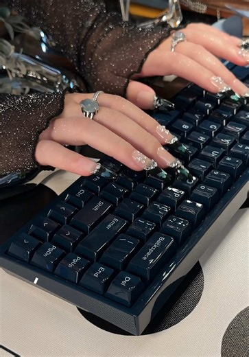 💙 @Keychron Shop Keychron Q16 HE 8K: World's First Fully Ceramic Keyboard 💙 Milky-smooth, cool to the touch, incredibly thocky 100% ceramic | Magnetic switches |TMR sensors | 8K polling rate | Customizable 💙 Back it now - shipping starts before Christmas. Be among the first to experience the world's first fully ceramic keyboard. . . . Is this your vibe? Getting addicted to keebs tapping sounds. Crazy obsessive satisfying keebs. #asmr #keyboardasmr #keyboard #customkeyboard #keycap