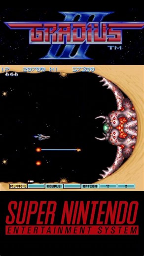 Gradius III | SNES - Gameplay #videogame #retrogaming #gaming #gamer #shorts #ytshorts #shortsfeed