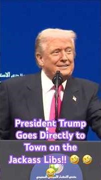 President Trump Goes Directly to Town on the Jackass Libs!! 🤣 🤣 😂