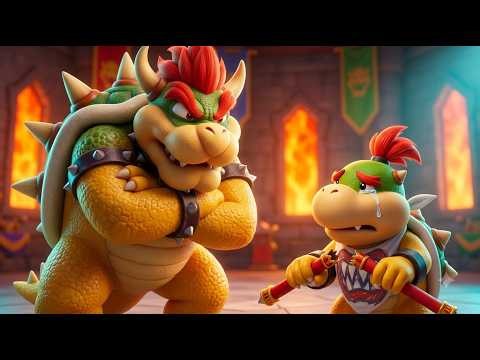 BOWSER JR Had The Meanest Family Ever! 😭💔 Super Mario Odyssey Story
