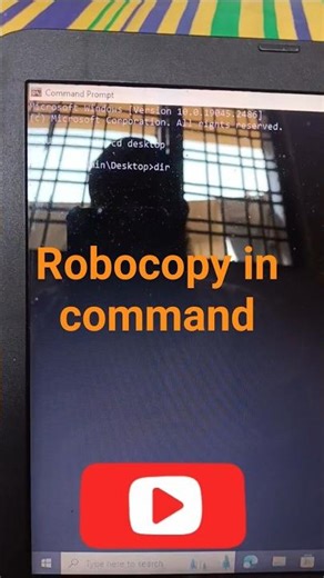 Robocopy in command #shorts #command #prompt #shortsfeed #viral#skills#computer #knowledge#ij_skills