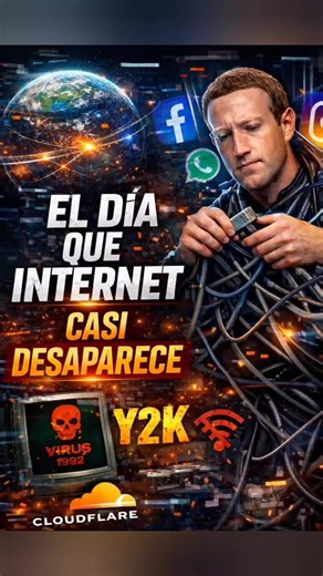 El día que Internet casi desaparece😳 (un error humano lo cambió todo) #quevainaesesa #curiosidades