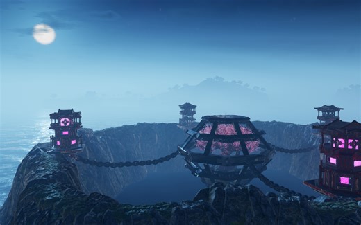 【PSO2NGS】个人小岛 玄幻风 景观建筑